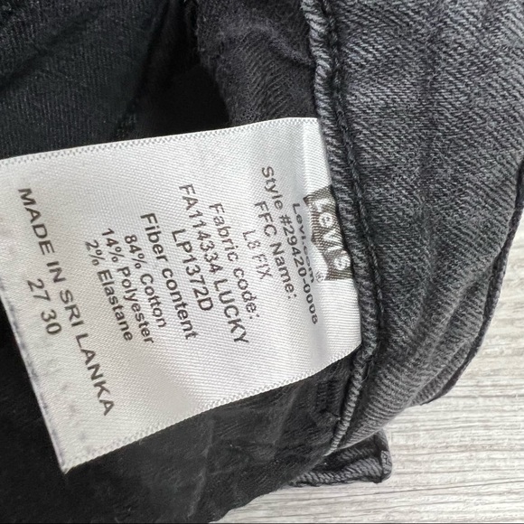 Levi’s Line 8 Women's Size 27 Black Skinny Jeans - Picture 3 of 9